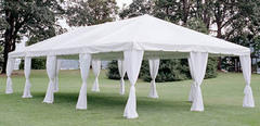 Tent Leg Drape - Formal White Tent Leg Drape - Formal White